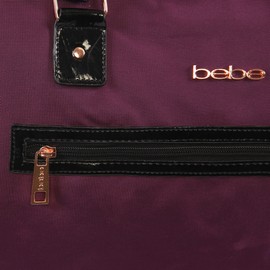 BEBE Women's Rolling Duffel, Dark Purple