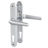 Bwintech 1 Set Silver Anodised UPVC Aluminium Door Handle Set,