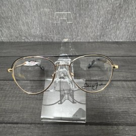 Sean John New Sean John SJLO 6007 001 Shiny Black Shiny Gold Eyeglass Frames 55 18 145