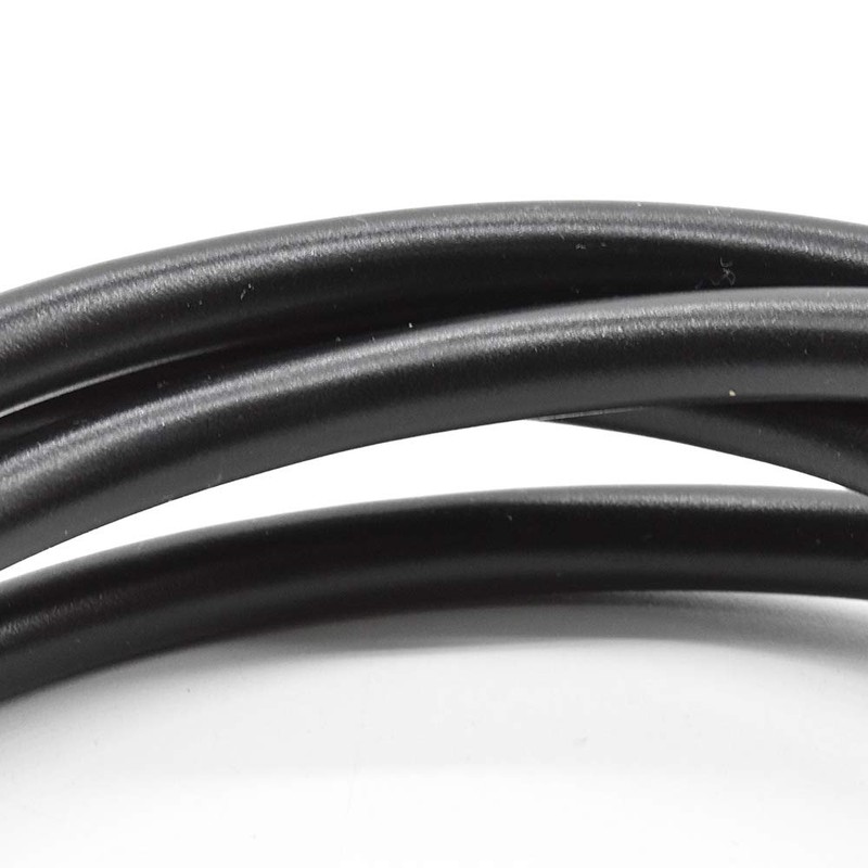 3 m Cable Black H03VV-F 3 x 0.75 mm² PVC