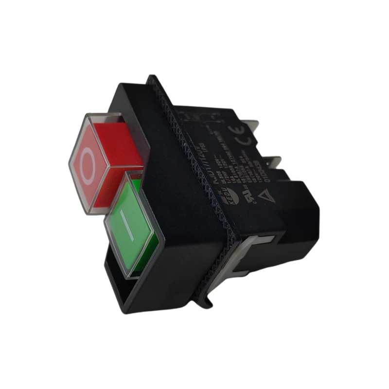 KJD17 Electromagnetic Pushbutton Switch 4Pins 16A 120V ON-Off (120V-4Pins)