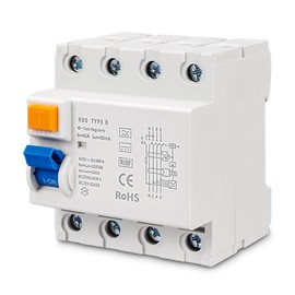 FI Circuit Breaker 40A 30mA 4-Pin Type B Residual Current Circuit Breaker RCD 40A 30mA 4-Pin All-Current Intensive Switch Automatic Fuse