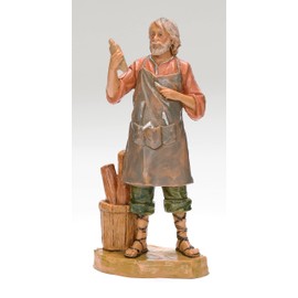 Fontanini de Roman Inc., 5(in), 12(cm) figurilla, 12CM Jadon EL Fabricante DE Juguetes, Figura de Belén y Accesorios, Esculpidos y Pintados a Mano