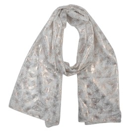 MULNRO Scarf for Women Lightweight Soft Butterfly Printed Scarves for Summer Fall Fashion Shawl Wrap (cr-E05)