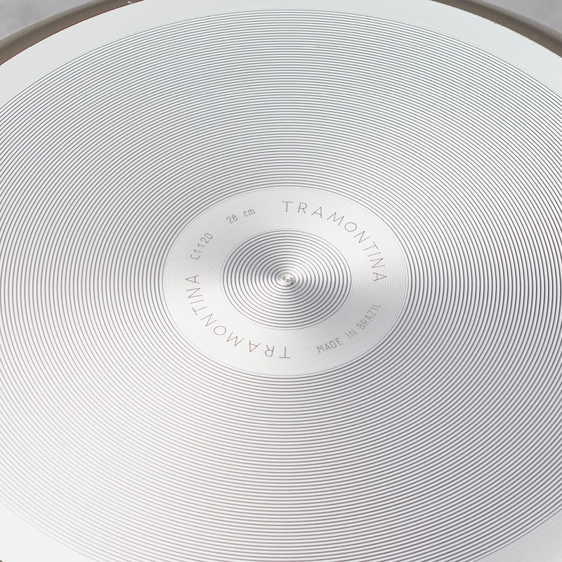 Tramontina Sicilia 8 Pc Aluminum Nonstick Cookware Set - Hazelnut