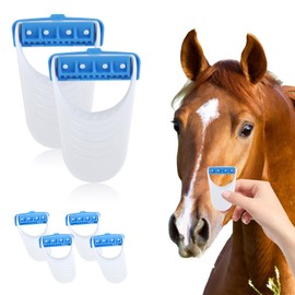 6 PCS Disposable Horse Grooming Razors, Stainless Steel Blade Detail Trimmers for Mane/Tail & Face Whiskers, Handheld Single‑Use Grooming Tools for Equine Care