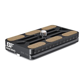 Sea frogs Professional Arca-Swiss Quick Release Plate - Aircraft Aluminium Ball Head Adapter with 1/4 Inch Thread & Dovetail System for Camera/Tripod/Gimbal (70 mm)