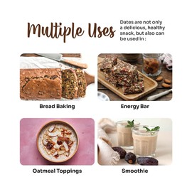 Pitted Dates - All Natural, Fat Free Deglet Noor Pitted Tunisian Dates, from Kartago - 7.05 Ounce