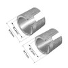 uxcell Battery Negative Battery Terminal Adapter Positive Post Shim Lead