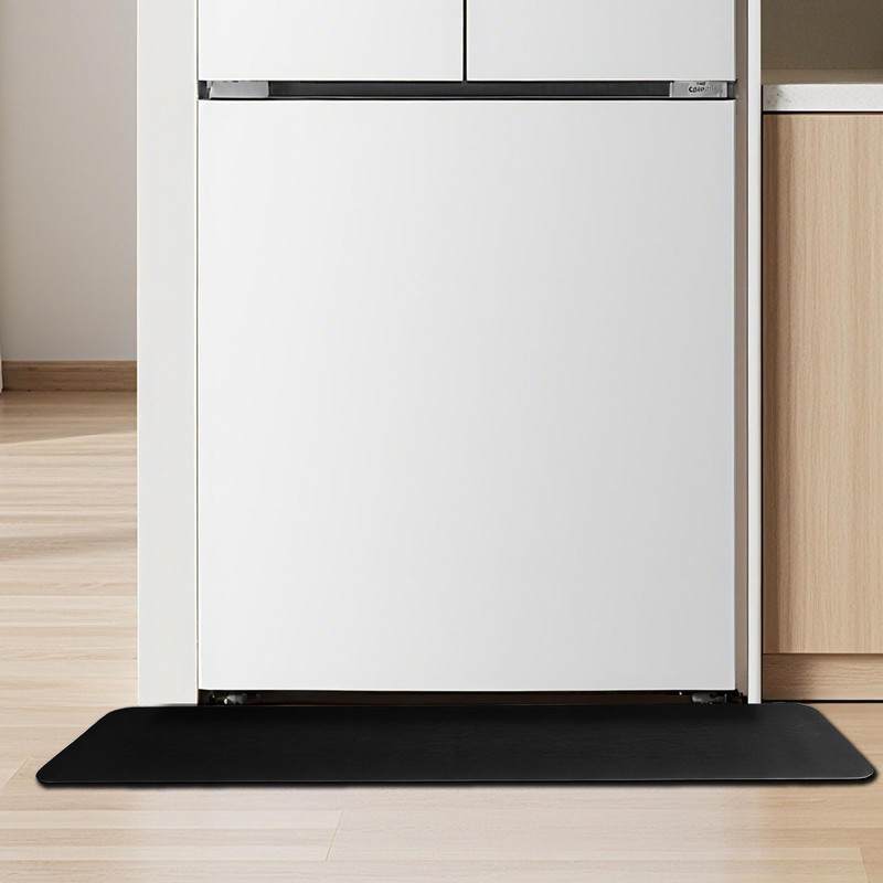 Refrigerator Spill Floor Liner Mat,37'' x 8.66'',Diatomaceous Earth Splash Guard