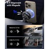 pop-tech for MagSafe CD Slot Car Phone Holder, [Built-in Steel