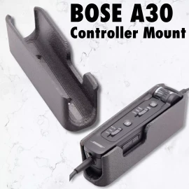3DEXCEL Mounting Bracket for Bose A30 Aviation Headset Controller Mount Holder
