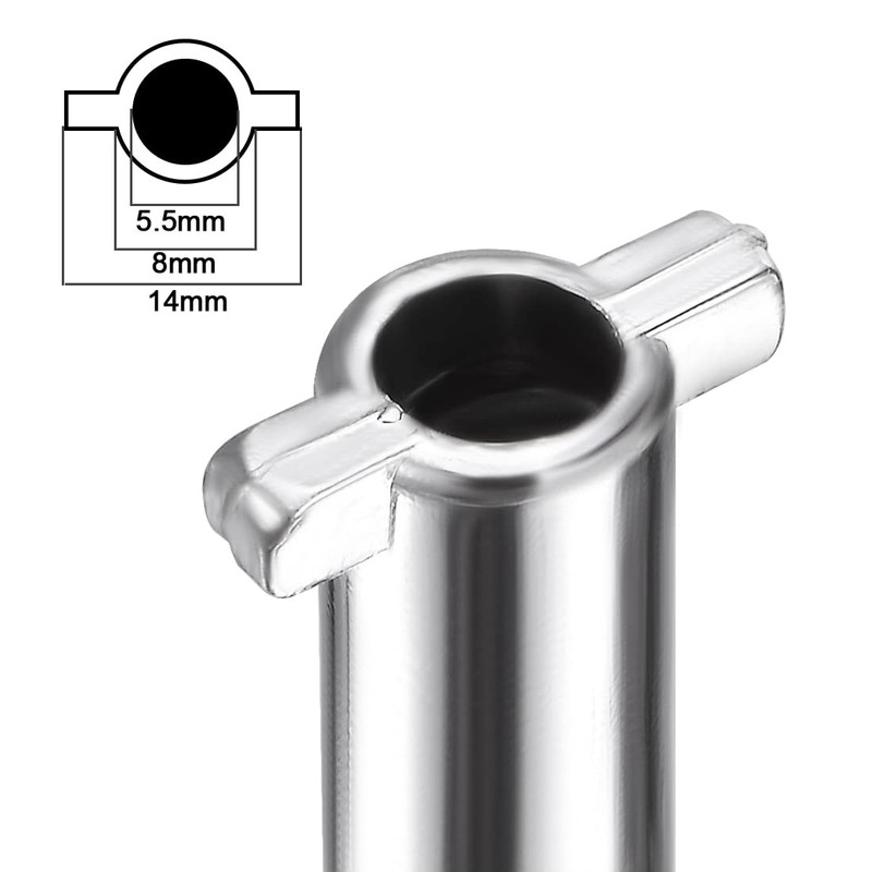 sourcing map Electrical Cabinet Key 5.5mm Hole Zinc Alloy Water