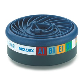 MOLDEX 869400 Gas filter ABEK 1 for series 7000 plus 9000, unit 10, 2 pieces