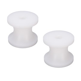 Ausla Marine Keel Roller Boat Anhänger Roller Nylon Bogenstopp 2pcs 1,97x1.69in mit Premium -Nylonmaterial für Yachts -Rettungsboote Motorboote