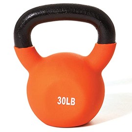Champion Barbell Vinyl Coated Kettlebell, 30-Pound