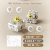 RK ROYAL KLUDGE RK61 Brown Switch White & RK84 LMT