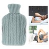 Hot Water Bottle Rubber Hot Compress Reduce Pain Leakproof Safe