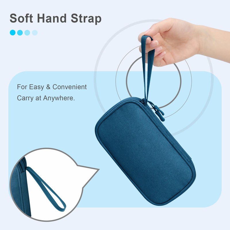 Lacdo USBフラッシュドライブケース サムドライブホルダーケースオーガナイザーポータブル電子アクセサリー収納バッグサンディスク/サムデータ/サムスンUSBフラッシュドライブジャンプドライブメモリースティック、SDカード、ケーブル、グリーン