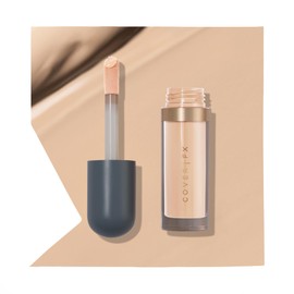 COVER FX Skin Discovered Longwear Full Coverage Concealer | Buildable Crease-Resistant High Coverage Formula Conceals, Corrects, and Brightens | L1- Fair to light with Neutral Warm Undertones