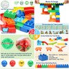 COUOMOXA Marble Run Building for Kids: STEM Building Blocks Set