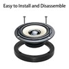 AUXBC 2Pcs 5 Inch Universal Fit ABS Car Stereo Speaker