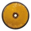 Pack of 4 Rear Reflectors Orange Round Trailer Cat's Eye