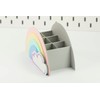 KAJAWIS Colouring Pencil Organiser Desk Organiser for Kids Rainbow ECO