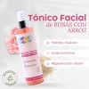 Tónico Facial De Rosas Con Arroz Vemare Equilibra 250 Ml