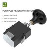 10L0L Universal Golf Cart Light Switch, Push Pull Headlight Switch