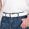 KM Legend Mens Leather Dress Belt for Work Business and