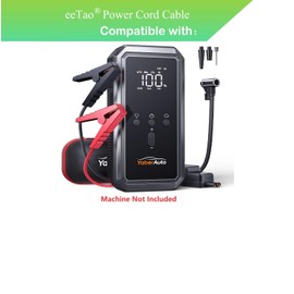 eeTao USB Type C Charging Cable Charger Power Cord Compatible with YaberAuto YA70 YA80 Car Jump Starter 21800 Milliamp Hours Battery Capacity 5V 2A DC5V 2000mA 5VDC 2.0A 5.0V Power Supply