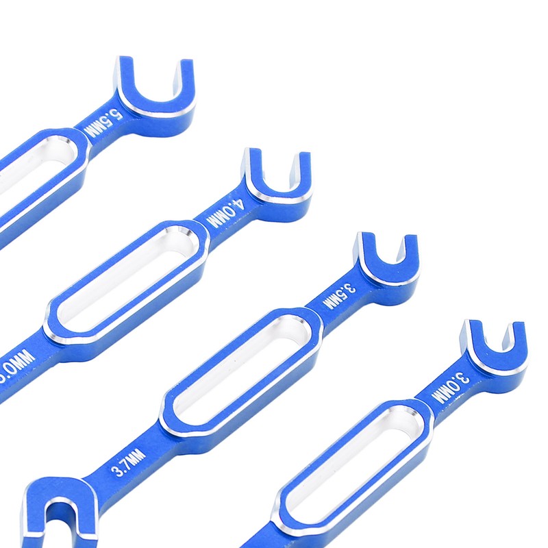 4PCS RC Car Wrenches Turnbuckle Nut Ball Joint Remover Aluminum
