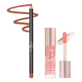 Lip Combo Brillo Thirsty Fill In + Delineador Italia Deluxe