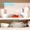 13OZ Mini Glass Casserole Dish With Lid, 5.5in Oven Safe