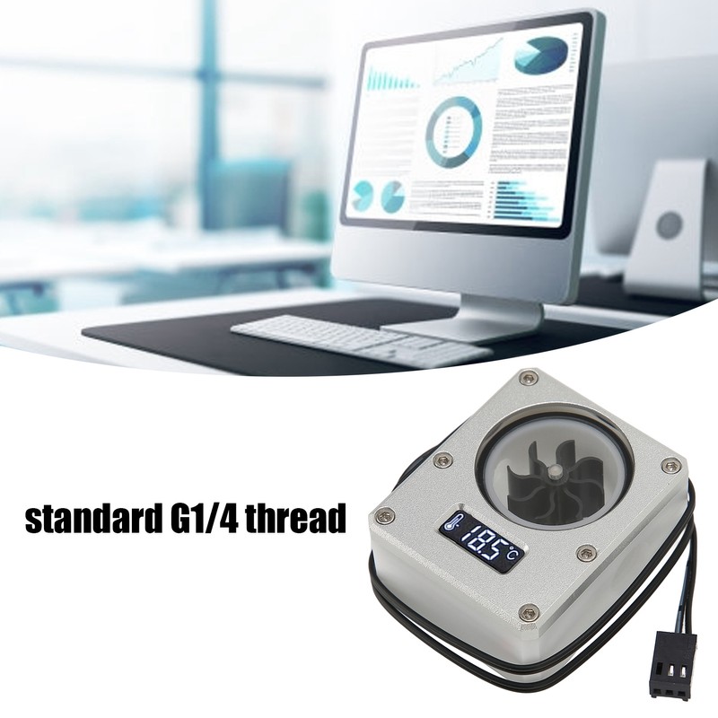 PC Water Cooling Meter 12V Small 3pin Interface G1/4 Thread