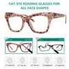 Eyekepper 10-Pack Cat-eye Reading Glasses for Women Spring Hinges Readers