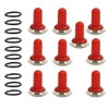ESUPPORT Red 12mm Rubber Rocker Toggle Switch Knob Hat Waterproof