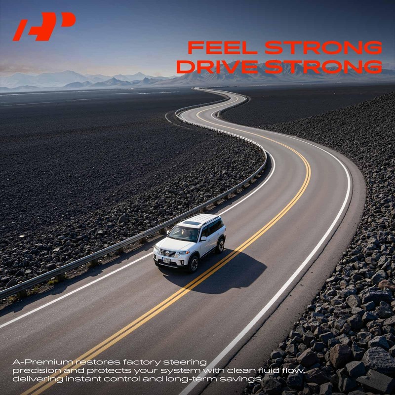 A-Premium Power Steering Pump, with Pulley, Compatible with Jeep Wrangler