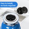 Garbage Disposal Splash Guard 3 3/8 Inch,Rubber Sink Baffle Drain