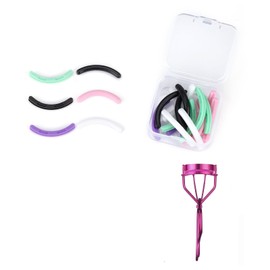 Eyelash Curler Refills Compatible with Real Techniques,Eyelash Curler Pads 24PCS,Silicone Lash Curler Refill Pads Compatible with Real Techniques,Colorful