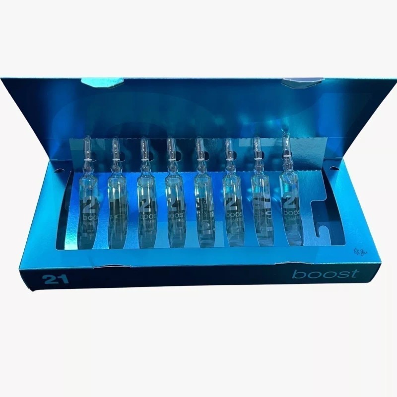 Salerm Cosmetics Kit Salerm 21 Boost 8 Ampolletas + Acondicionador