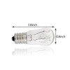 WE05X20431 Dryer Drum Replacement Bulbs,120V/10W/E12,Dryer Light Bulb Compatible with GE