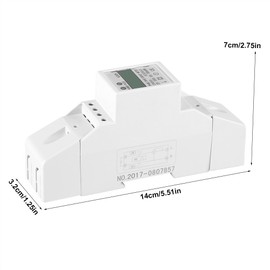 Single Phase DIN Rail Electricity Meter 10-40 A Electronic KWh Meter Digital LCD for DIN Rail