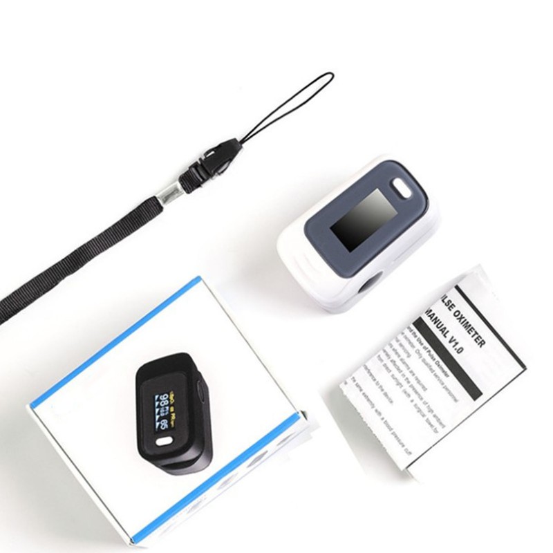 Fingertip Oximeter Portable SpO2 Monitor Blood Oxygen Saturation Meter for