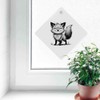 'Happy Baby Fox' Suction Cup Car Window Sign (CG00028224)