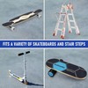 YIYIW 49.6"*10.2"Clear Skateboard Grip Tape, Anti Slip Transparent Skateboard Sandpaper,