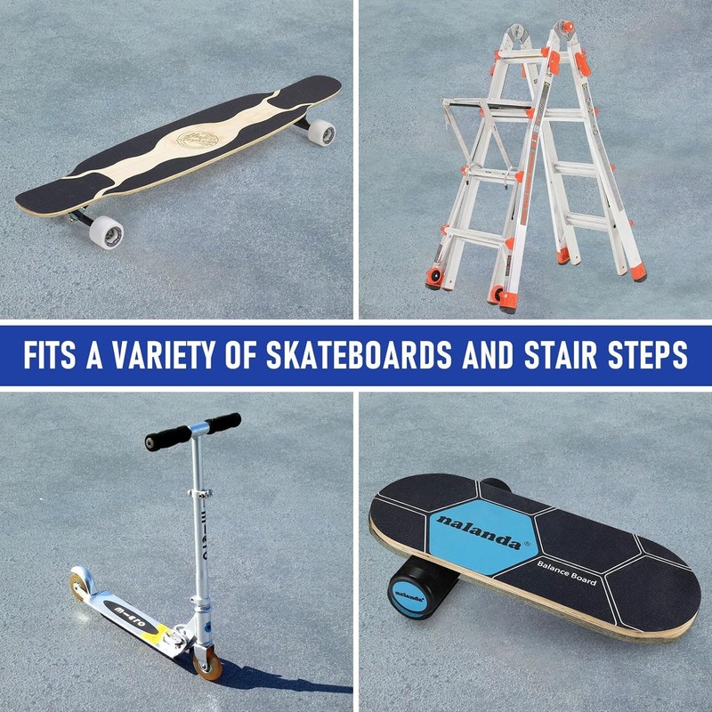 YIYIW 49.6"*10.2"Clear Skateboard Grip Tape, Anti Slip Transparent Skateboard Sandpaper,