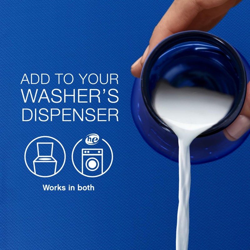 Downy WrinkleGuard Liquid Fabric Softener and Conditioner, Fresh, 48 fl