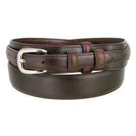 Men's Belt Oil-Tanned Genuine Leather Ranger Belt 1-3/8" Wide (Brown, 38)
